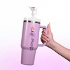 CharCharms 6pk 30oz Water Bottle Straws Solid Pastel - 4 of 4