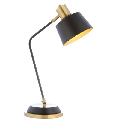  23" Metal Rochelle Task Lamp (Includes LED Light Bulb) Black - JONATHAN Y 