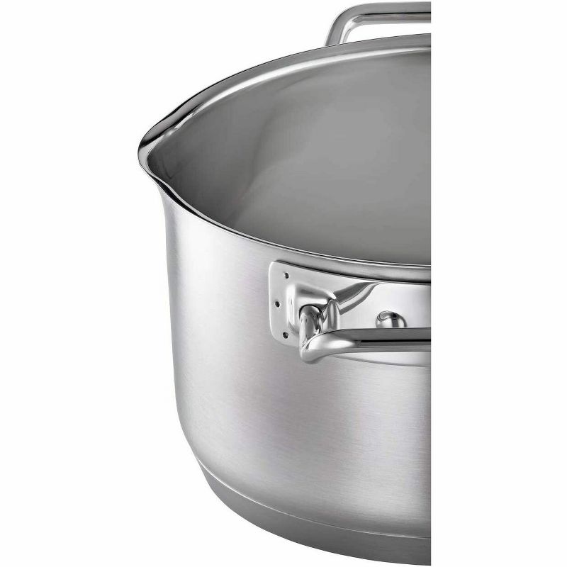 Rosle EXPERTISO Stainless Steel High Casserole Pot with Glass Lid (6.3 Inch), 2 of 4