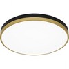 Quoizel Lighting Weldin 1 - Light Flush Mount in  Matte Black Gold - 4 of 4
