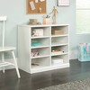 Craft Pro Series Open Storage Cabinet White - Sauder: Adjustable Shelves, Melamine Surface - 2 of 4