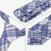 INSPIRE CHIC Plaid Woven Self-tied Striped Skinny Necktie 2.8" for College Graduation Campus 1 Pc - 3 of 4