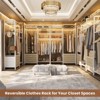 Aheaplus Garment Rack Heavy Duty Clothes Rack Free Standing Closet Organizer with Shelves and 2 hanging Rods - 3 of 4