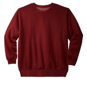 KingSize Men's Big & Tall Fleece Crewneck Sweatshirt - 1 of 4