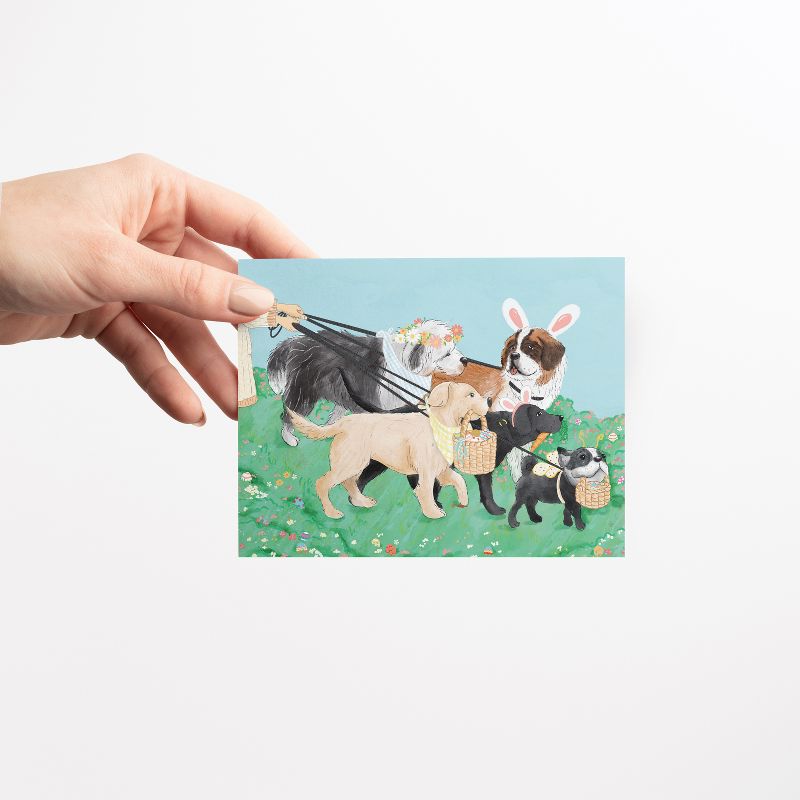 Easter Assorted Greeting Card Pack (3ct) "Easter Dogs, Likes, Golden Party" by Ramus & Co, 4 of 6