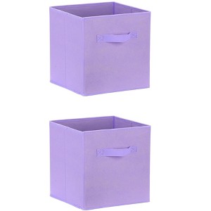REGALWOVEN Collapsible Fabric Storage Bin with Handle for Organizing Clothes Books 2 Pcs - 1 of 4