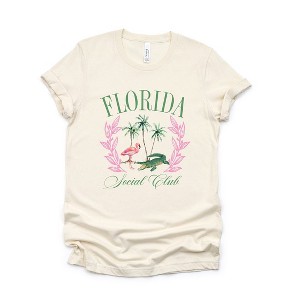 Simply Sage Market Women's Florida Social Club Short Sleeve Graphic Tee - 1 of 3
