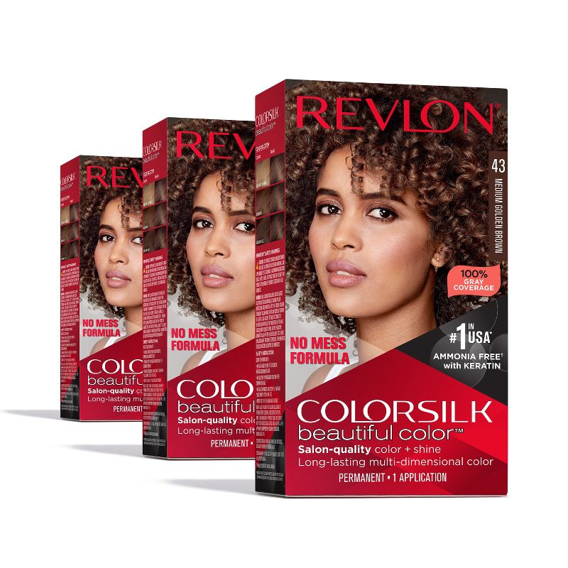 Revlon Colorsilk Beautiful Color Permanent Hair Color - 13.2fl oz/3ct, 1 of 13