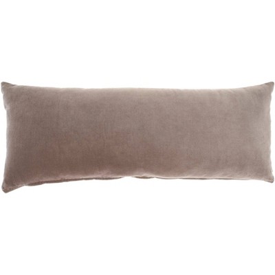 Small Taupe Lumbar Pillow - PCH13-A - STONE FEATHER ROAD
