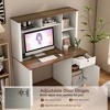 UPHA 51-inch Computer Desk with Hutch & Bookshelf - 3 of 4