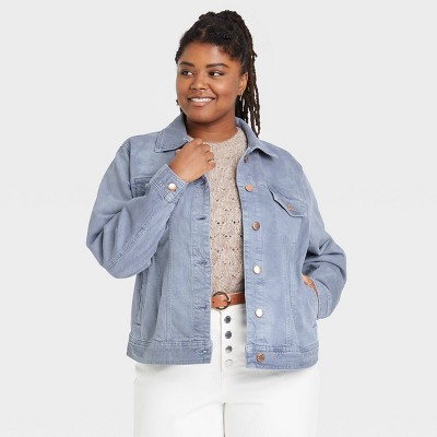 plus size jean jacket 4x