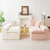 VASIP Luxury Color-Block Turtle Velvet Modular Sofa, Flexible Arrangeable Design for Single Row, Side-by-Side or Facing Layout ,for Living Room - 2 of 4