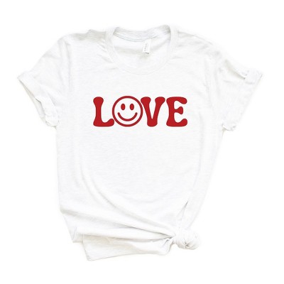 Simply Sage Market Women's Love Smile Short Sleeve Graphic Tee