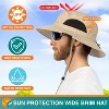 SUN CUBE Wide Brim Sun Hat Adults, Fishing Hats Sun UV Protection, Hiking Bucket Hat Safari Beach Boonie, UPF 50+ - 3 of 4