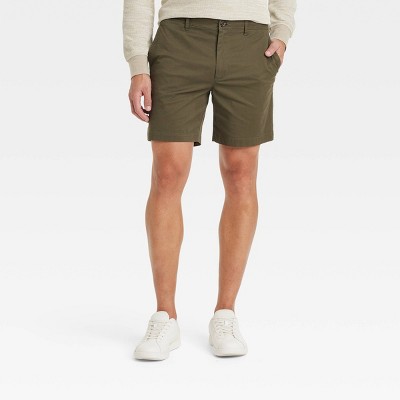 Men's Every Wear 7" Flat Front Chino Shorts - Goodfellow & Co™ Paris Green 31