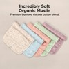 5pk Lumi Muslin Burp Cloths for Baby Boys, Girls, Organic Baby Burp Cloths, Burping Cloths for Babies - 4 of 4