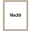 PosterPalooza | 16x20 Thin Barnwood Picture Frame, UV Acrylic, 2 Finishes - Grey and Black - 2 of 4