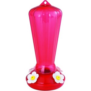 More Birds Plastic Hollyhock Hummingbird Feeder - 25 Ounce - 1 of 3