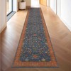 2'x10' Washable Neutral Farmhouse Boho Runner Rug - 2 of 4