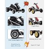 24V 9Ah Kids Ride On Go Kart Toy,High Speed 8.1MPH Drifting Car with 2x300W Motors,14.3" XL Seat,Full Metal Frame - 4 of 4