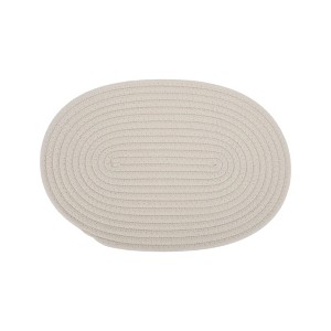 Unique Bargains Trivet Oval Rope Coaster Cotton Non-Woven Fabric 12.6"x8.66"x0.31" - 1 of 3