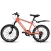 DSVIMOY Kids Bicycle 20 Inch Kids Montain Bike Gear 7 Speed Bike for Boys and Girls, Orange, 55.5*25*32 - 2 of 4