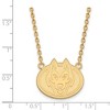 Black Bow Jewelry 14k Yellow Gold Plated Sterling Silver St. Cloud State Huskies NCAA Necklace 18 Inch - 3 of 4