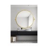 Elegant Lighting Round pivot mirror 30 inch in gold - 2 of 4