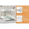 SeaCamel Full Size Square Tube Iron Bunk Bed - Safety Rails, Modern Minimalist, Easy Assembly - 4 of 4