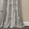Home Boutique Riley Window Curtain Panel Light Gray Single 54x84 - 3 of 3