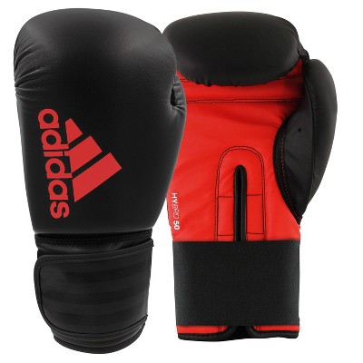 red adidas boxing gloves