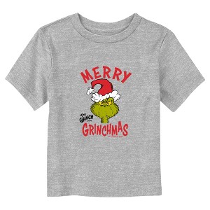 Toddler's Dr. Seuss Grinch Merry Grinchmas T-Shirt - 1 of 3