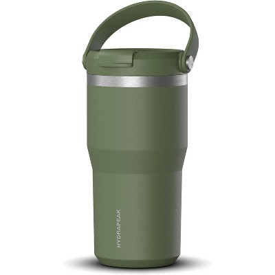 Hydrapeak Nomad 24 Oz Stainless Steel Double Vacuum Insulated Tumbler With Carrying Handle And Leakproof Sip Lid