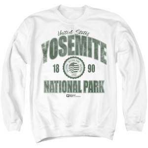 Men's Yosemite National Park Established Date Crewneck Sweatshirt - 1 of 4