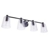 Craftmade Lighting Emilio 4 - Light Vanity in  Flat Black - 3 of 4
