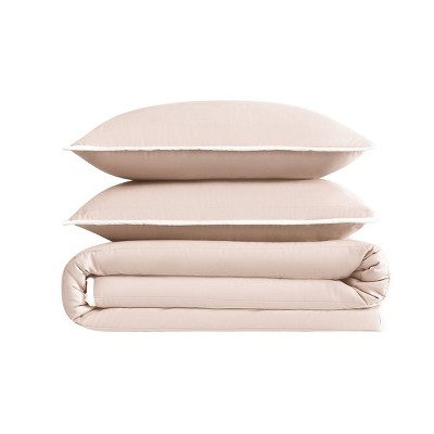 Christian Siriano 2pc Twin/Twin Extra Long Cotton Sateen Quilt Set Blush — фото 3