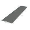 Resenkos 2 Pcs Pergola Replacement Canopy, UV Protection Pergola Shade Cover, for 10 x 10ft Pergola, Dark Gray - 4 of 4