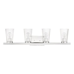 Livex Lighting Cityview 4 - Light Vanity in  Polished Chrome - 1 of 4