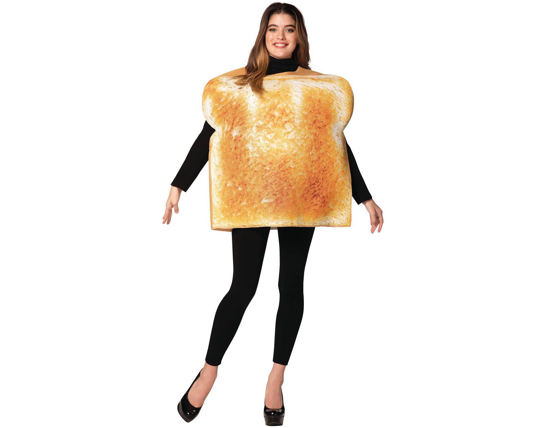 Imposta Costumes Adult Toast Costume Bodysuit Brown One Size
