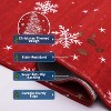 Christmas Area Rugs for Living Room Bedroom Xmas Snowflake Tree Holidays Winter Decorations Rugs Soft Foldable Accent Rug - 4 of 4