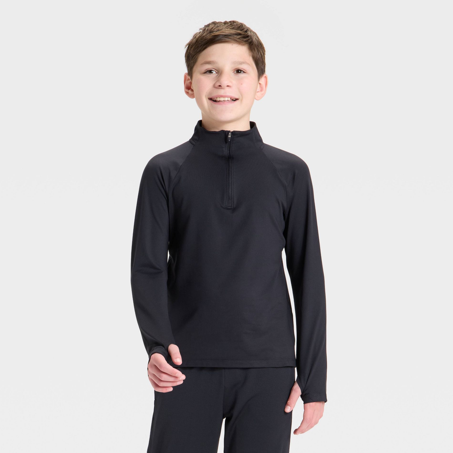 Boys' Soft Stretch 1/4 Zip Pullover - All In Motion™