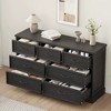 7 Drawer Dresser,55" Wide 7 Chest of Drawers Storage with Sturdy Foundation - 4 of 4