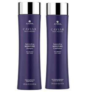 Alterna Caviar Anti-Aging Replenishing MOISTURE Shampoo & Replenishing Conditioner (8.50 oz) Hair Duo Set Bundle Kit - 1 of 4