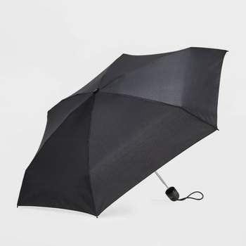 ShedRain Mini Manual Compact Umbrella - Black