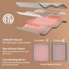 Electric Heated Blanket, Soft Reversible Flannel Heated Blanket with 5 Heat Settings & Auto Shut-Off - 3 of 4
