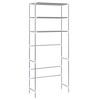 vidaXL 3-Tier Storage Rack over Laundry Machine Silver 27.2 in.x11 in.x66.5 in. - 4 of 4