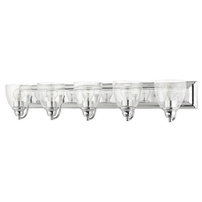 Livex Lighting Birmingham 5 - Light Vanity in  Polished Chrome