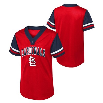 MLB St. Louis Cardinals Girls' Henley Jersey