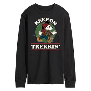 Men's - Disney - Keep On Trekkin Long Sleeve Graphic T-Shirt - 1 of 4