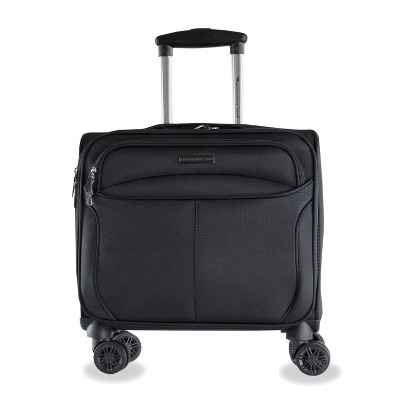 American Green Travel Madison Carry On Spinner Briefcase Laptop Bags Black